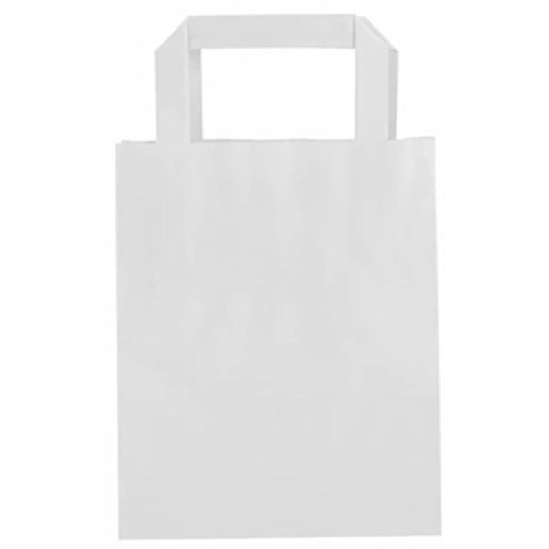 Custom 7 X 9" Custom Paper Shopping Bag With Handles with logo - 2