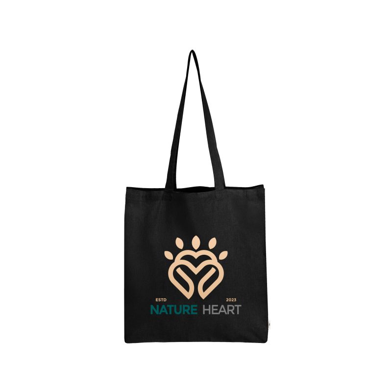 Custom Arden 3 Oz. Recycled Cotton Canvas Tote Bag with logo - 2