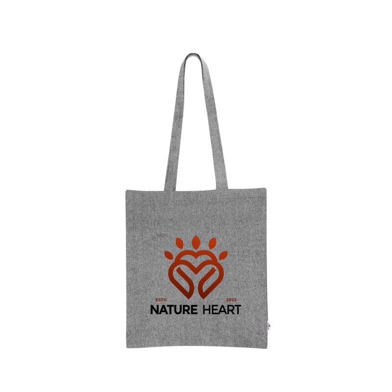 Custom Arden 3 Oz. Recycled Cotton Canvas Tote Bag with logo - 8