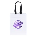 Custom Ash - Woven Handle White Eurototes - Foil Print with logo
