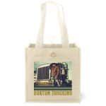 Custom Aurora™ - Cotton Tote - ColorVista with logo - 2