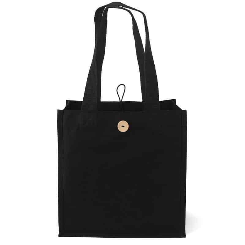 Custom Aurora™ - Cotton Tote - ColorVista with logo - 4