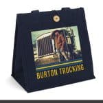 Custom Aurora™ - Cotton Tote - ColorVista with logo - 9