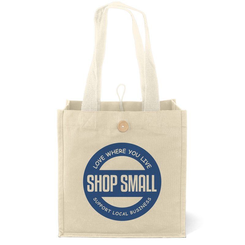 Custom Aurora™ - Cotton Tote - Screen Print with logo - 2
