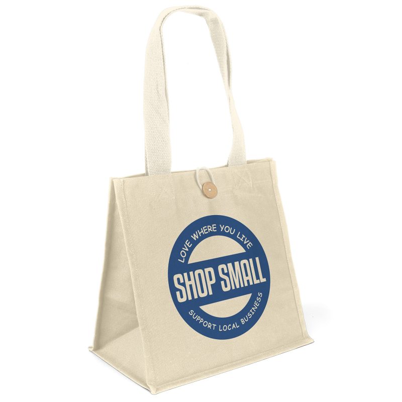 Custom Aurora™ - Cotton Tote - Screen Print with logo
