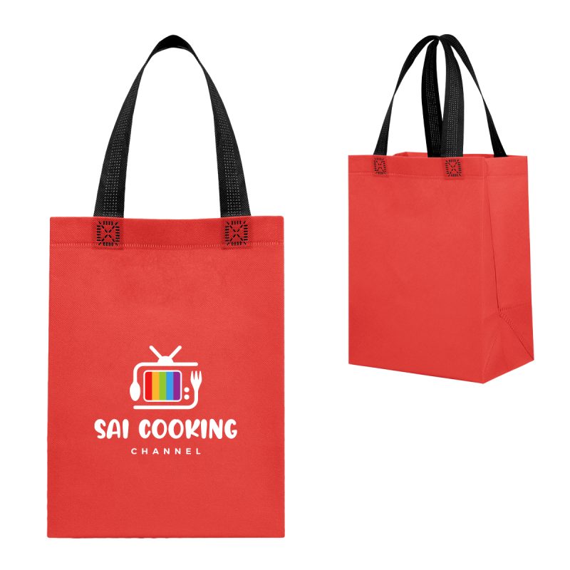 Custom Bennett Recycled Non-woven Tote Bag with logo - 8