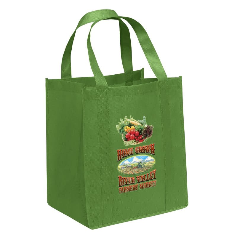 Custom Big Thunder® - Non-Woven Tote - ColorVista with logo - 6