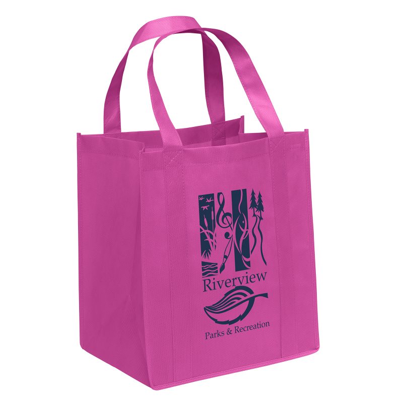 Custom Big Thunder® - Non-Woven Tote - Screen Print with logo - 4