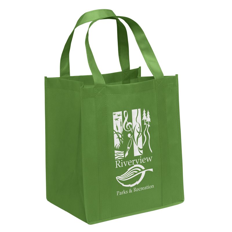 Custom Big Thunder® - Non-Woven Tote - Screen Print with logo - 6