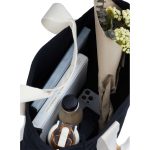 Custom Black Cotton Tote w/ Cotton Handles with logo - 7