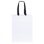 Custom Cedar - Woven Handle White Eurototes - Flexo Ink Print with logo - 1