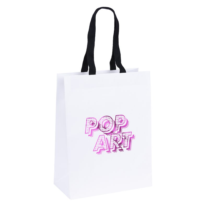 Custom Cedar - Woven Handle White Eurototes - Foil Print with logo - 2