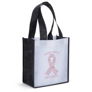 Custom Degas - PET Non-Woven Tote - Sparkle with logo