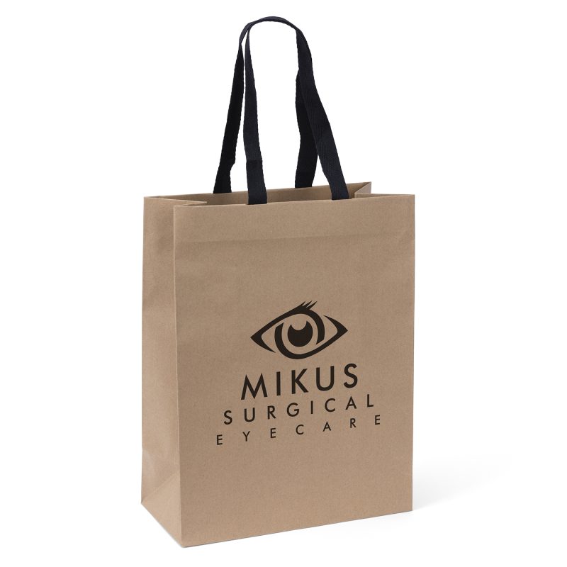 Custom Eco Cedar - Woven Handle Eurototes - Flexo Ink Print with logo - 2