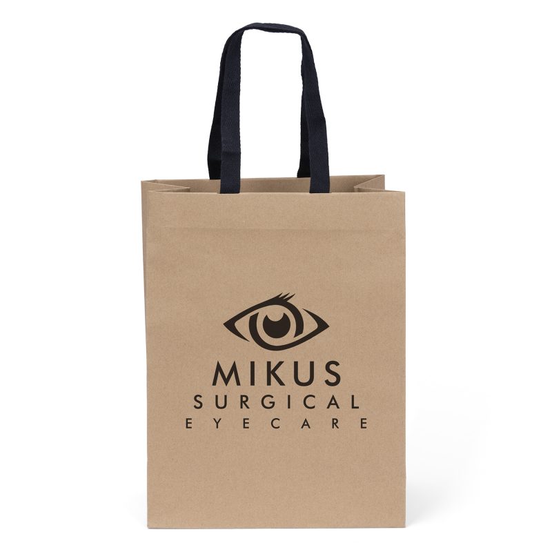 Custom Eco Cedar - Woven Handle Eurototes - Flexo Ink Print with logo