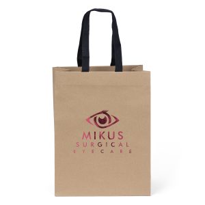 Custom Eco Cedar - Woven Handle Eurototes - Foil Print with logo