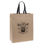 Custom Eco Teak - Woven Handle Eurototes - Flexo Ink Print with logo - 2