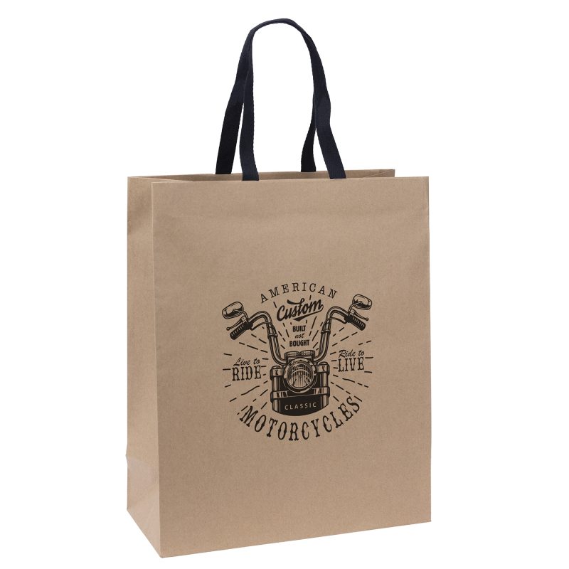 Custom Eco Teak - Woven Handle Eurototes - Flexo Ink Print with logo - 2