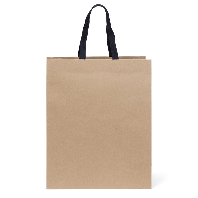 Custom Eco Teak - Woven Handle Eurototes - Foil Print with logo - 1