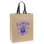 Custom Eco Teak - Woven Handle Eurototes - Foil Print with logo - 2