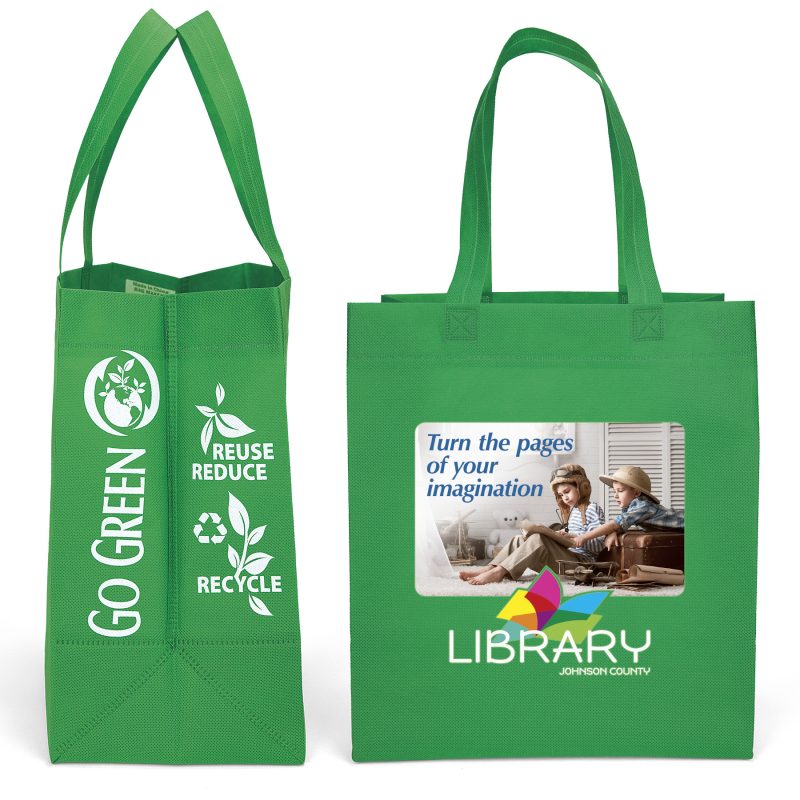 Custom Economy - Non-Woven Tote - ColorVista with logo - 2