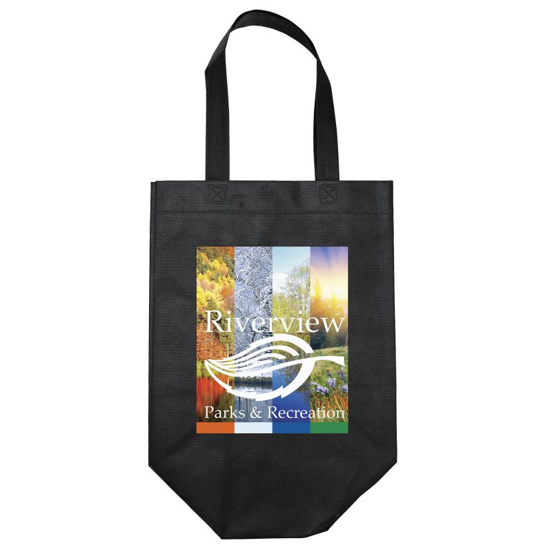 Custom Economy - Non-Woven Tote - ColorVista with logo