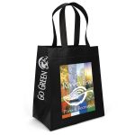Custom Economy - Non-Woven Tote - ColorVista with logo - 9