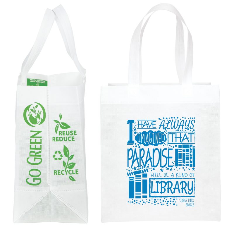 Custom Economy - Non-Woven Tote - Screen Print with logo - 3