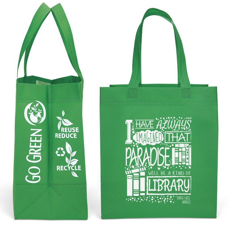 Custom Economy - Non-Woven Tote - Screen Print with logo - 4
