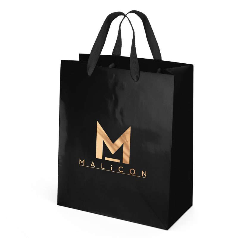Custom Emerald™ - Gloss Eurotote - Foil Print with logo - 2