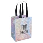 Custom Galaxy™ - Iridescent Eurotote - Foil Print with logo - 3