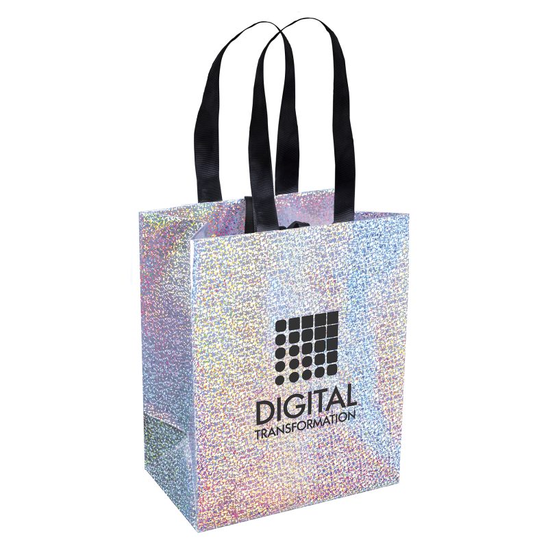 Custom Galaxy™ - Iridescent Eurotote - Foil Print with logo - 3