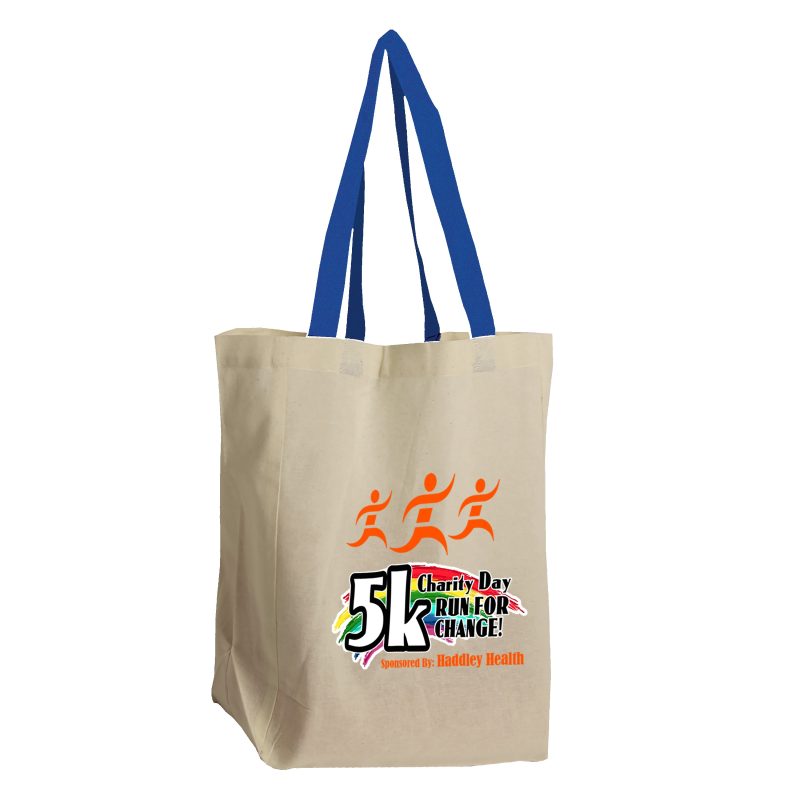 Custom Garyline® Brunch Cotton Grocery Tote with logo - 1