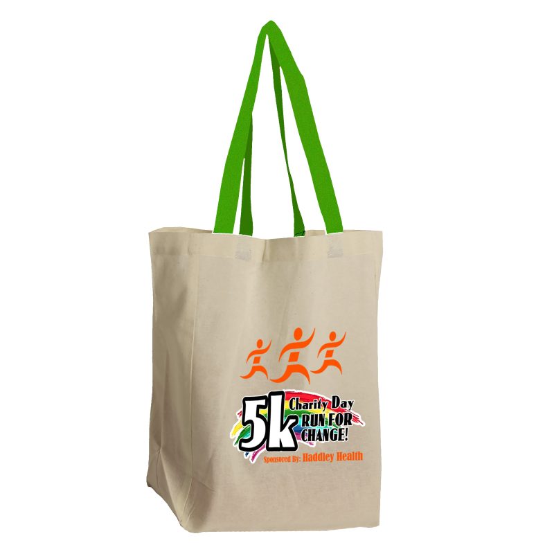 Custom Garyline® Brunch Cotton Grocery Tote with logo - 3