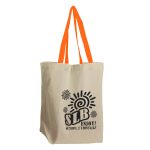 Custom Garyline® Brunch Cotton Grocery Tote with logo - 4