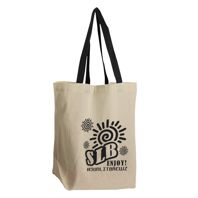 Custom Garyline® Brunch Cotton Grocery Tote with logo