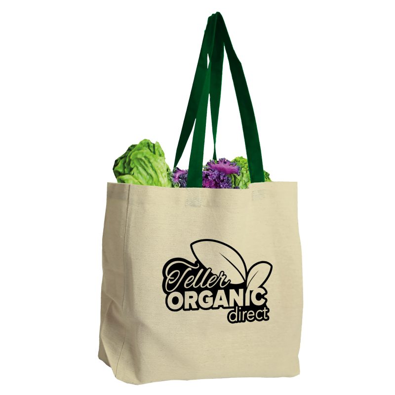 Custom Garyline® Natural Cotton Canvas Tote with logo - 2