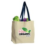 Custom Garyline® Natural Cotton Canvas Tote with logo - 3