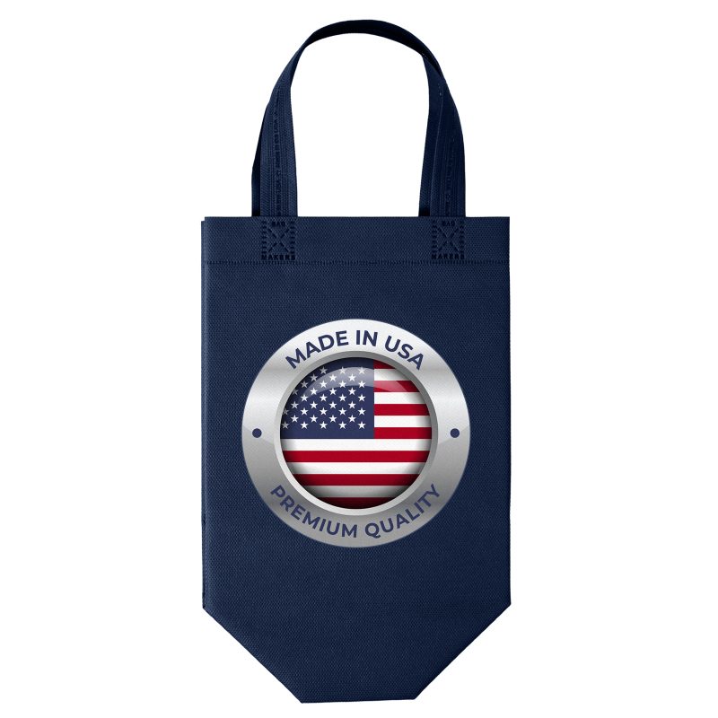 Custom Glory™ - USA Made Non-Woven Tote - ColorVista with logo - 4