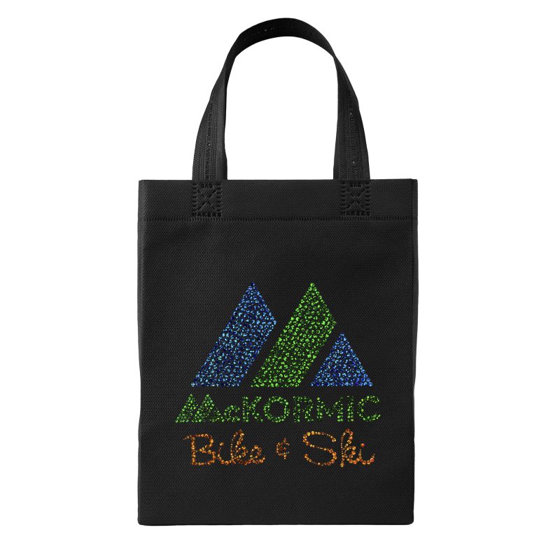 Custom Glory™ - USA Made Non-Woven Tote - Sparkle with logo - 2