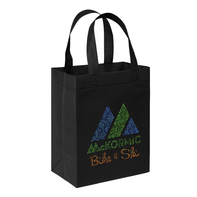 Custom Glory™ - USA Made Non-Woven Tote - Sparkle with logo - 3