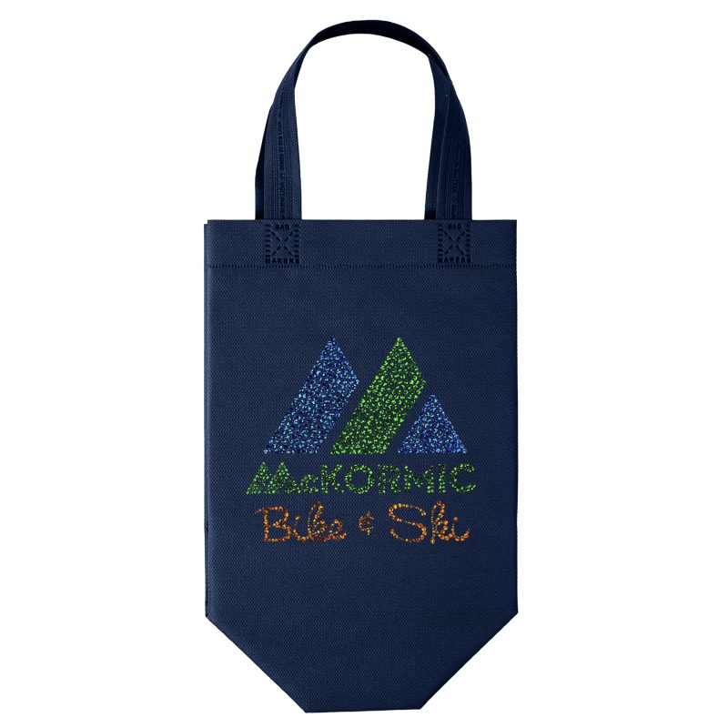 Custom Glory™ - USA Made Non-Woven Tote - Sparkle with logo - 4