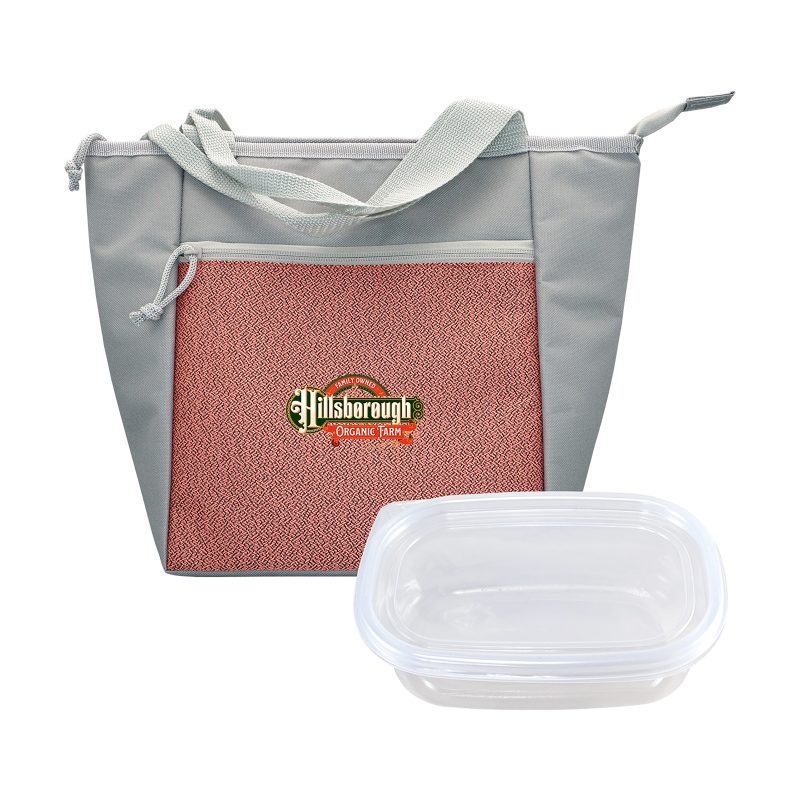 Custom Handy Speck Cooler Tote Set with logo - 8