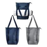 Custom Haven Zippered Cooler Tote with logo - 1