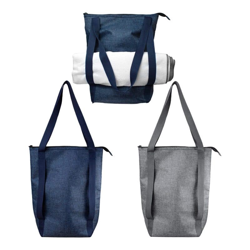 Custom Haven Zippered Cooler Tote with logo - 1