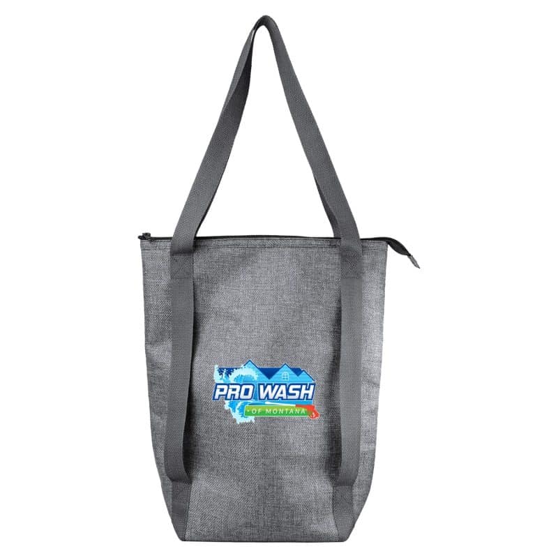Custom Haven Zippered Cooler Tote with logo - 4