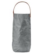 Custom Home & Table Washed Paper Wine Tote Bag. with logo - 8