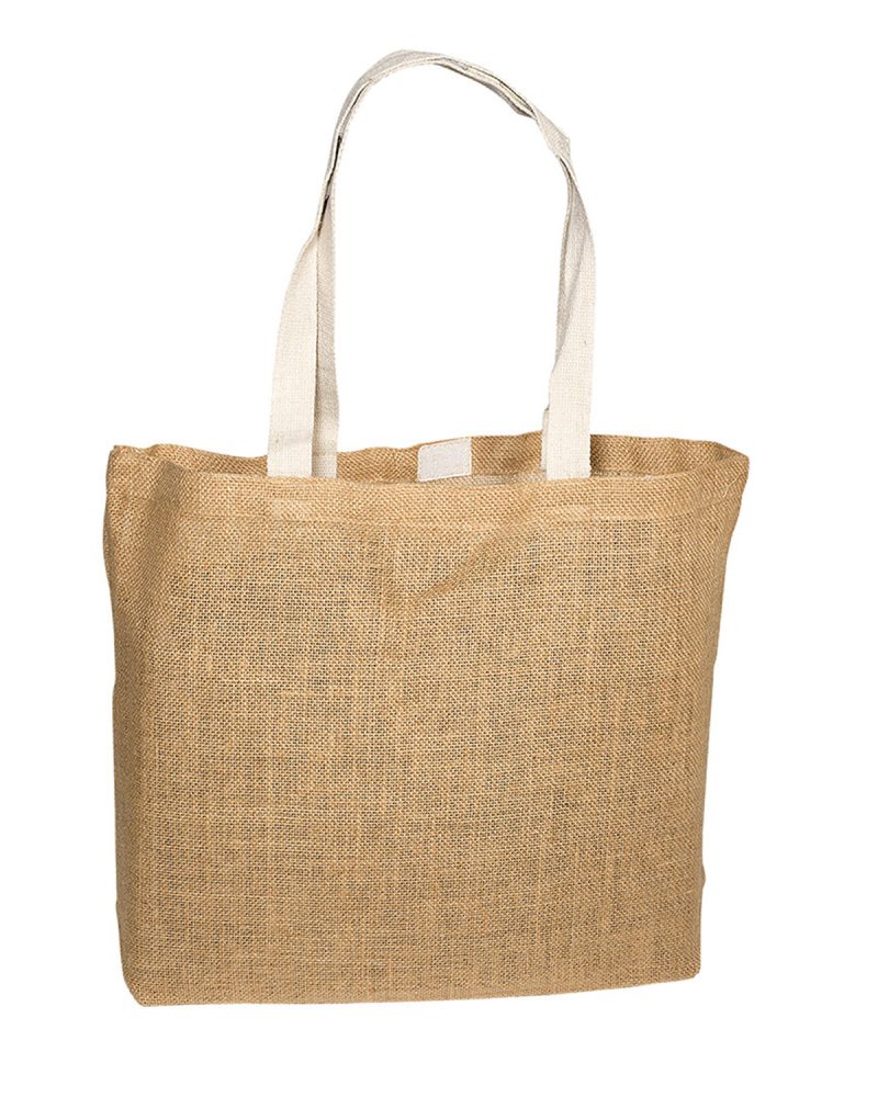 Custom Jute Tote Bag. with logo - 3