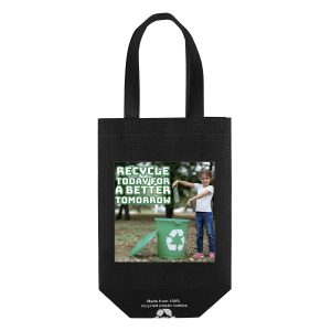 Custom Lake™ - R-PET Non-Woven Totes - ColorVista with logo