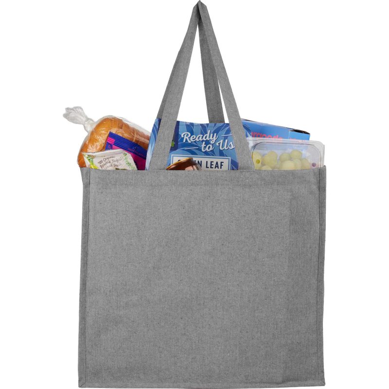 Custom Laminated Cotton Shopper Tote with logo - 7